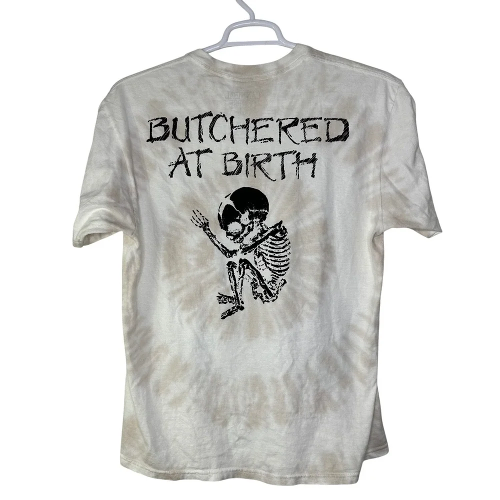 Cannibal Corpse Butchered at Birth Metal Band Shirt‎ Mens Large Tan Tie Dye 2021